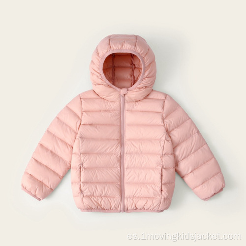 Chaqueta de plumas ligera para niños en invierno